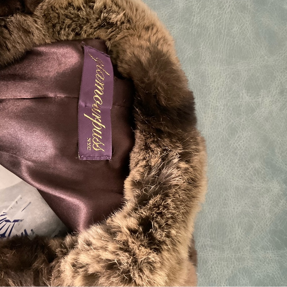 Brown Rabbit Fur Vest - Picture 4 of 4